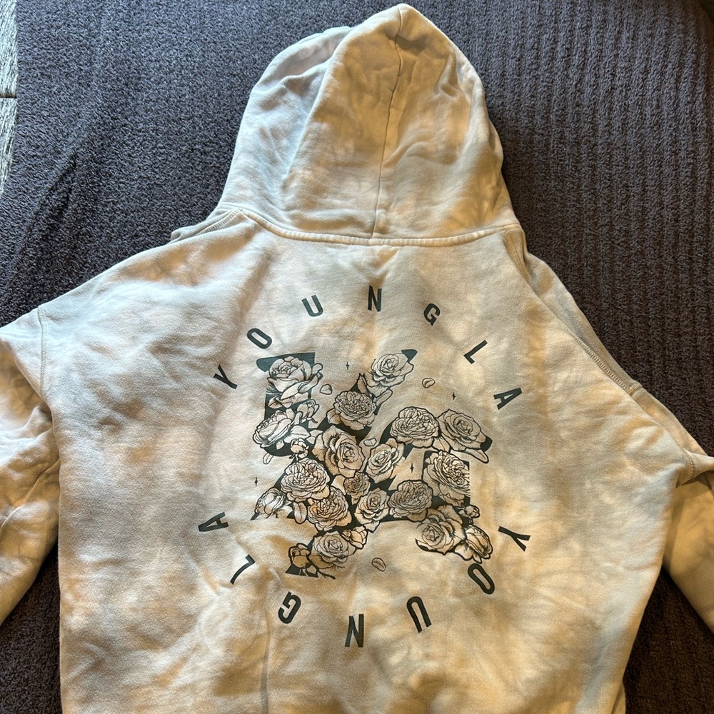 YoungLA Light Gray Hoodie